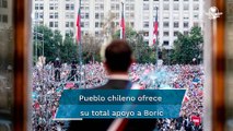 Profundo suspiro de Gabriel Boric se hace viral, tras su primer discurso como presidente de Chile