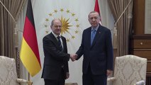 Cumhurbaşkanı Erdoğan, Almanya Şansölyesi Scholz ile baş başa görüştü