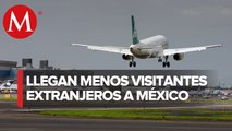 Llegada de visitantes internacionales en enero, 41.7de