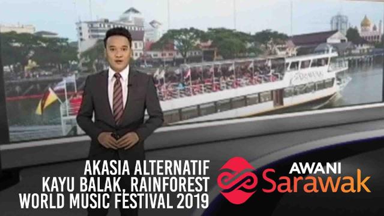 AWANI Sarawak [12/06/2019] Akasia alternatif kayu balak, 830 lot rumah mampu milik, Rainforest World Music Festival 2019