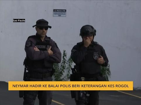 Neymar hadir ke balai polis beri keterangan kes rogol