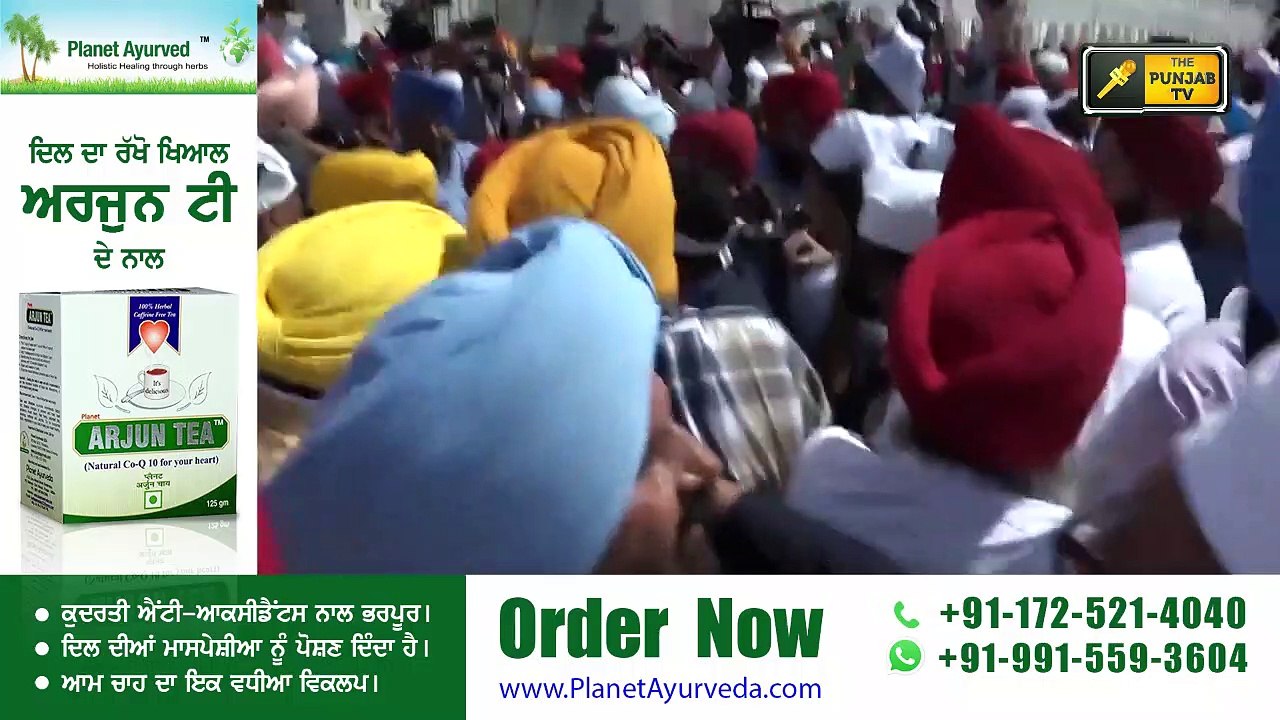 ਗੁਰੂ ਦੇ ਦਰ 'ਤੇ ਦੋਵੇਂ ਮੁੱਖ ਮੰਤਰੀ Bhagwant Maan and Arvind Kejriwal at Golden Temple | The Punjab TV