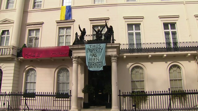 Squatters Occupy Sanctioned Oligarch's London Mansion