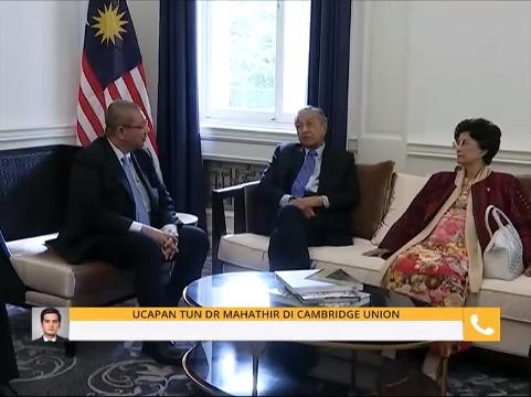 Komen Tengahari 16 Jun: Menjelang ucapan Tun Dr Mahathir di Cambridge Union