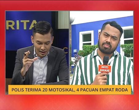 Cerita Sebalik Berita: Polis terima 20 motosikal, 4 pacuan empat roda