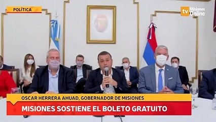 Misiones sostiene el boleto gratuito