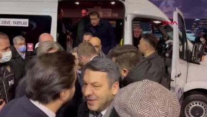 SPOR Beşiktaşlı yöneticiler, Nef Stadyumu'na geldi