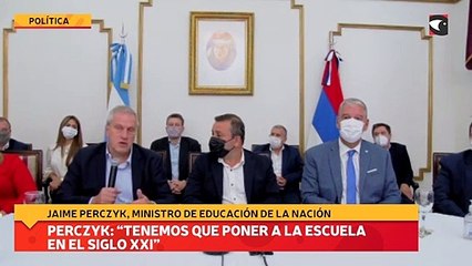 Perczyk: “Tenemos que poner a la escuela en el siglo XXI”