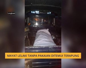 Mayat lelaki tanpa pakaian ditemui terapung