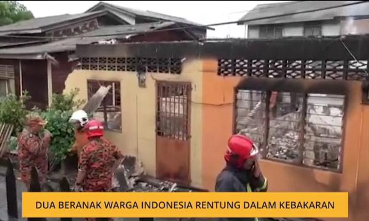 Dua beranak warga Indonesia rentung dalam kebakaran