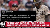 Fernando Tatis Jr. To Miss Three Months with Fractured Wrist