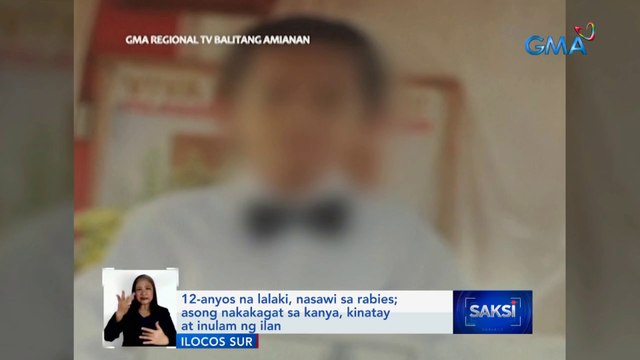 12-anyos na lalaki, nasawi sa rabies; asong nakakagat sa kanya, kinatay at inulam ng ilan | Saksi