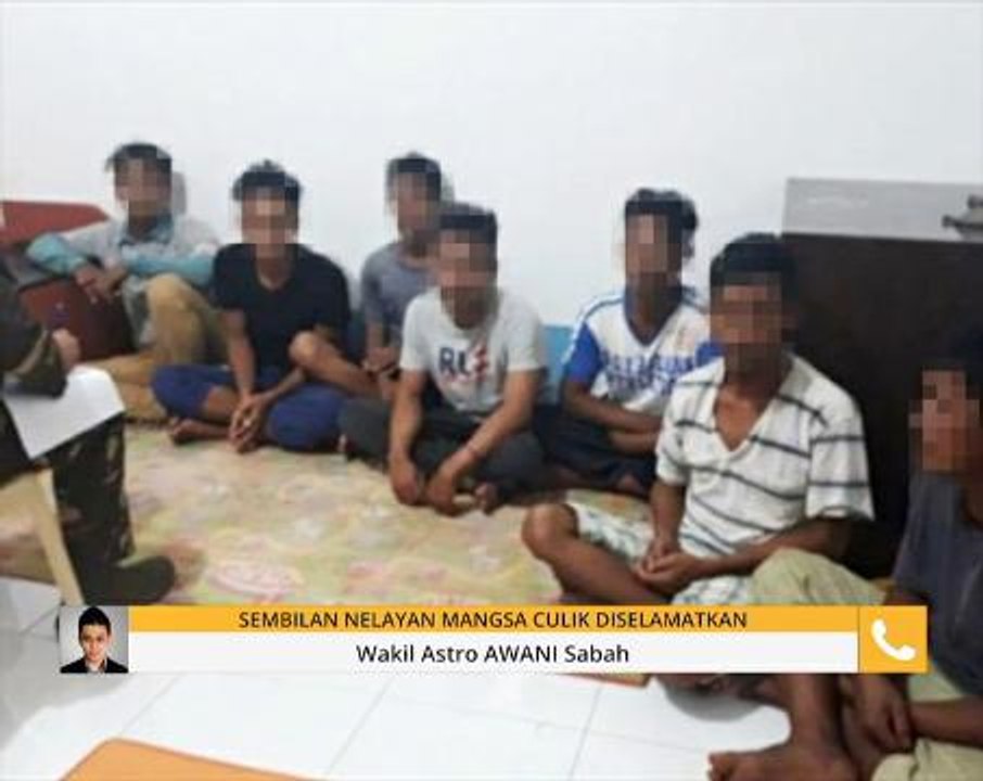 Sembilan nelayan mangsa culik diselamatkan