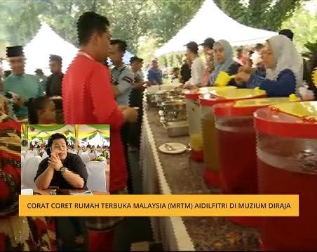 Cerita Sebalik Berita: Corat coret Rumah Terbuka Malaysia (MRTM) Aidilfitri di Muzium diRaja