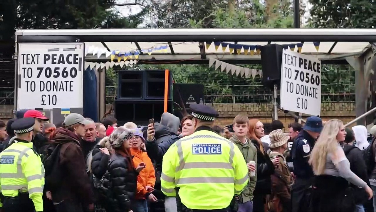Dance for peace protest