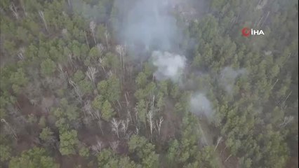 Ormanda gizlenen Rus tankı imha edildi
