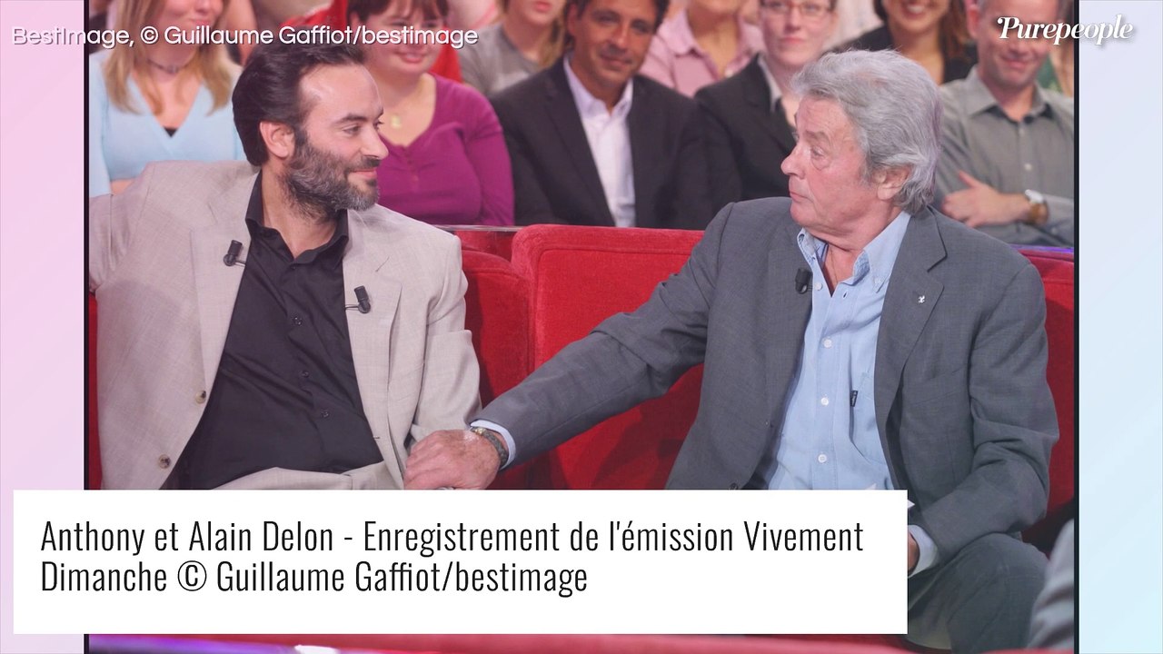 "On a déposé les armes" : Anthony Delon évoque sa relation avec ses parents, Nathalie et Alain Delon