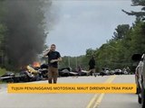Tujuh penunggang motosikal maut dirempuh trak pikap