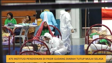 475 institusi pendidikan di Pasir Gudang diarah tutup mulai Selasa
