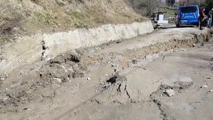 Heyelan nedeniyle boşaltılan ev sayısı 30'a yükseldi