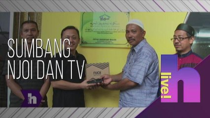 hLive! - Sumbang NJOI dan TV untuk rumah kebajikan