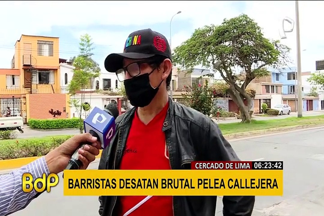 Vandalismo: Barristas desatan brutal pelea callejera en Cercado de Lima y Ate Vitarte