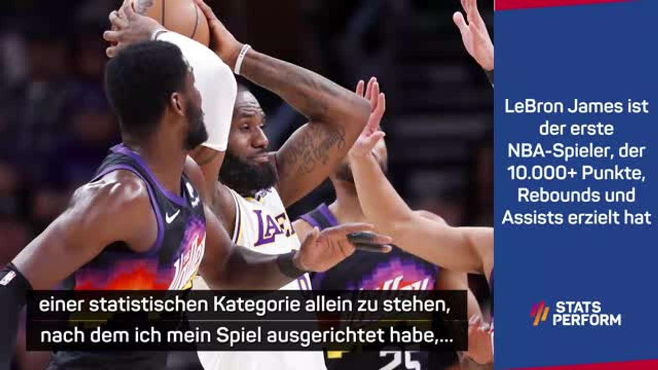 LeBron ist nach neuem NBA-Meilenstein 'sprachlos'