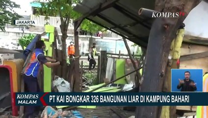 Setelah Digerebek Polisi, PT KAI Bongkar Ratusan Bangunan Liar di Kampung Narkoba!