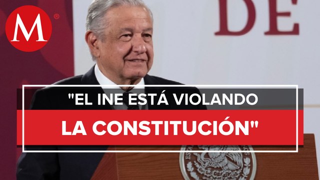 Como los conservadores, el INE está contra la democracia: AMLO sobre revocación