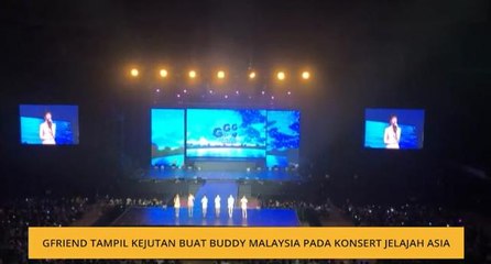 GFRIEND tampil kejutan buat Buddy Malaysia pada konsert jelajah Asia