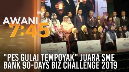 "Pes Gulai Tempoyak" juara SME Bank 90-Days Biz Challenge 2019