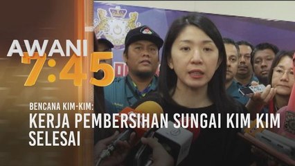Kerja pembersihan Sungai Kim Kim selesai