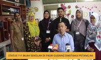 Status 111 buah sekolah di Pasir Gudang diketahui petang ini