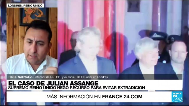 Fidel Narváez: Aún no se agotan las opciones de Julian Assange para evitar la extradición