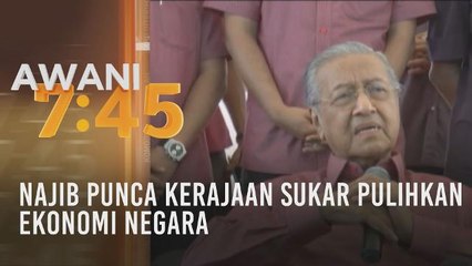 Najib punca kerajaan sukar pulihkan ekonomi negara