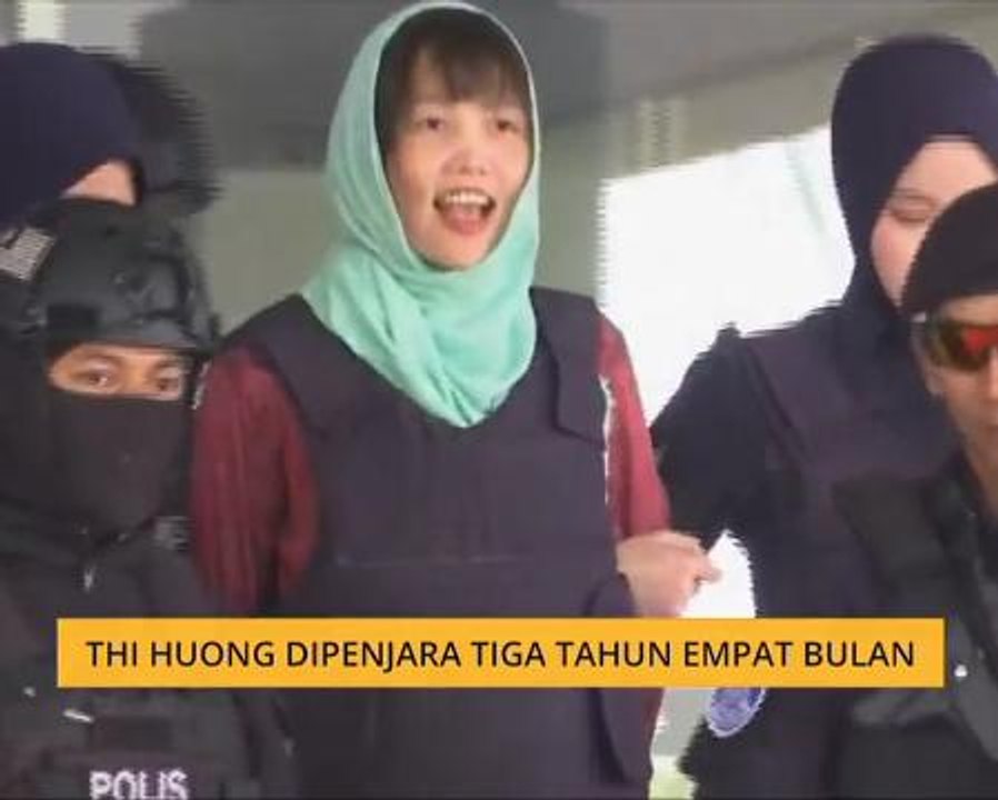 Thi Huong dipenjara tiga tahun empat bulan