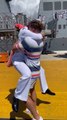 Sailor Returns Home and Tightly Hugs Husband
