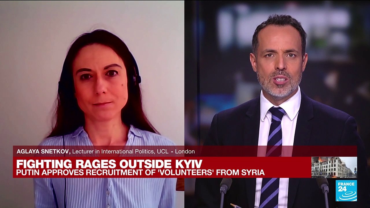 Fighting rages outside Kyiv: Putin approves recruitment of "volunteers" from Syria