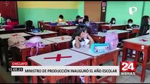 Cientos de escolares volvieron a clases en diferentes regiones y ciudades del país