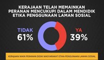 Kerajaan main peranan didik masyarakat etika pengunaan laman sosial