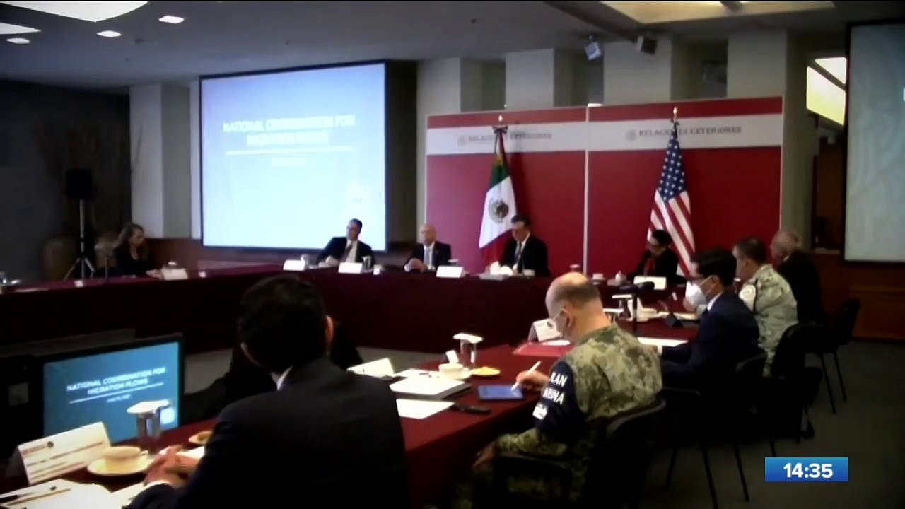 López Obrador recibió a Alejandro Mayorkas en Palacio Nacional
