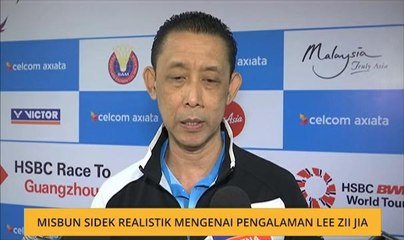 Misbun Sidek realistik mengenai pengalaman Lee Zii Jia