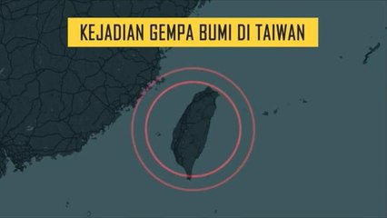 [INFOGRAFIK] Kronologi kejadian gempa bumi di Taiwan