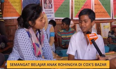 Semangat belajar anak Rohingya di Cox's Bazar