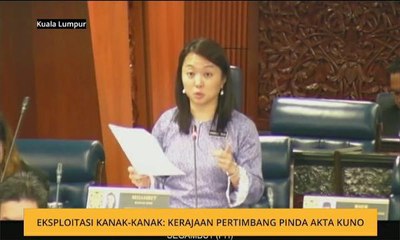 Eksploitasi kanak-kanak: Kerajaan pertimbang pinda akta kuno