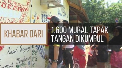 Khabar Dari Kelantan: 1,600 mural tapak tangan dikumpul