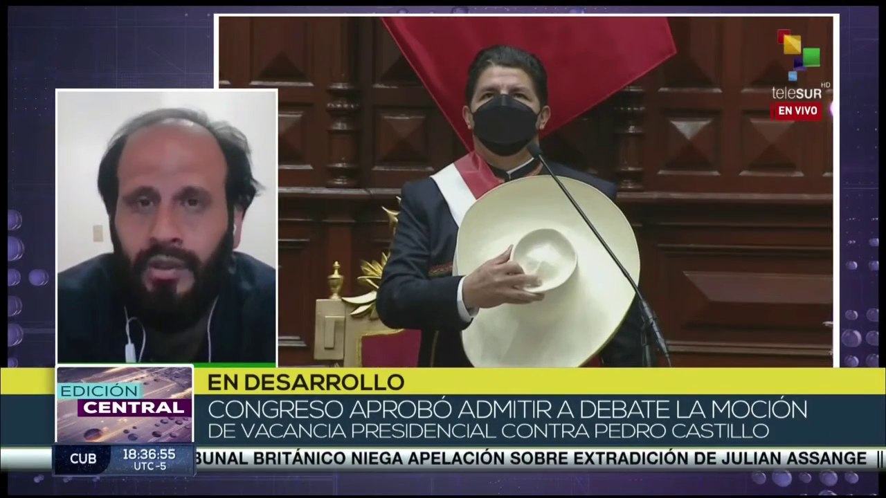 Edición Central 14-03: Perú: Congreso aprueba debate sobre moción de vacancia contra Pedro Castillo