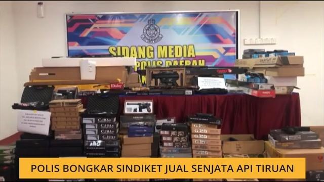 Polis bongkar sindiket jual senjata api tiruan