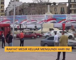 Rakyat Mesir keluar mengundi