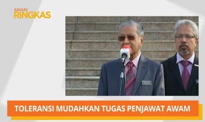 AWANI Ringkas: Toleransi mudahkan tugas penjawat awam